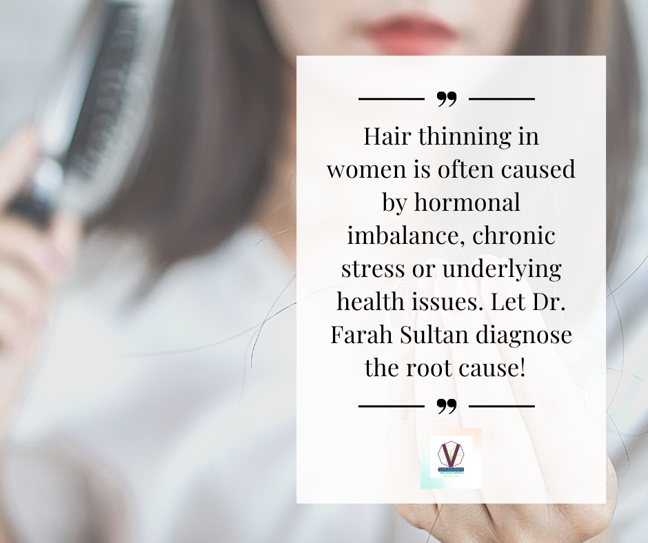 Hair Thinning in Women and Men - Hair loss treatment at Vitalogy Wellness and Medical Spa