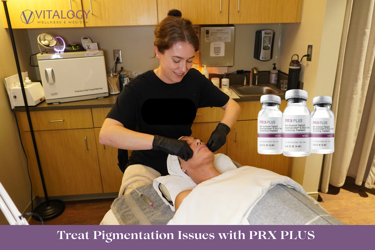 PRX PLUS with our Esthetician Sydney at Vitalogy Wellness and Med Spa