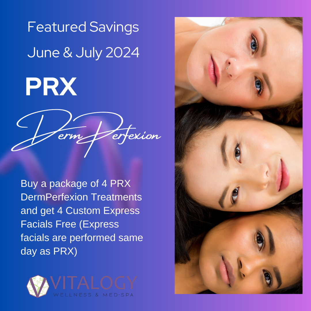 Pro Dermperfexion - Buy a package of 4 PRX Dermfextion treatments and get 4 Custom facials free