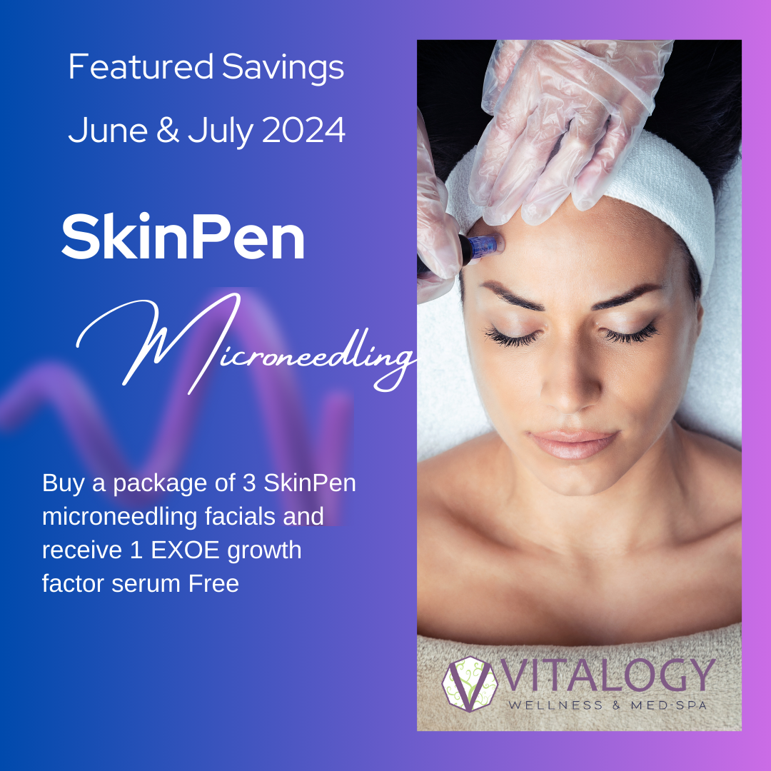 Buy a package of 3 Skin pen microneedling facials and receive 1EXOE growth factor serum free