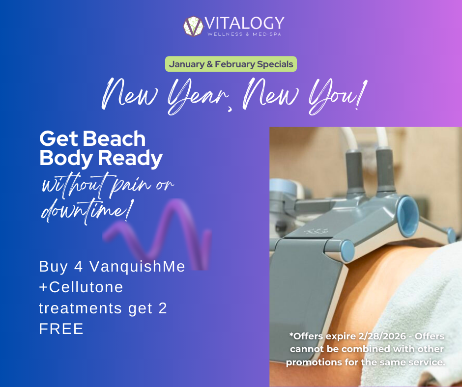 VanquishMe Cellutone body contouring at Vitalogy Wellness and Med-Spa Homewood, Alabama